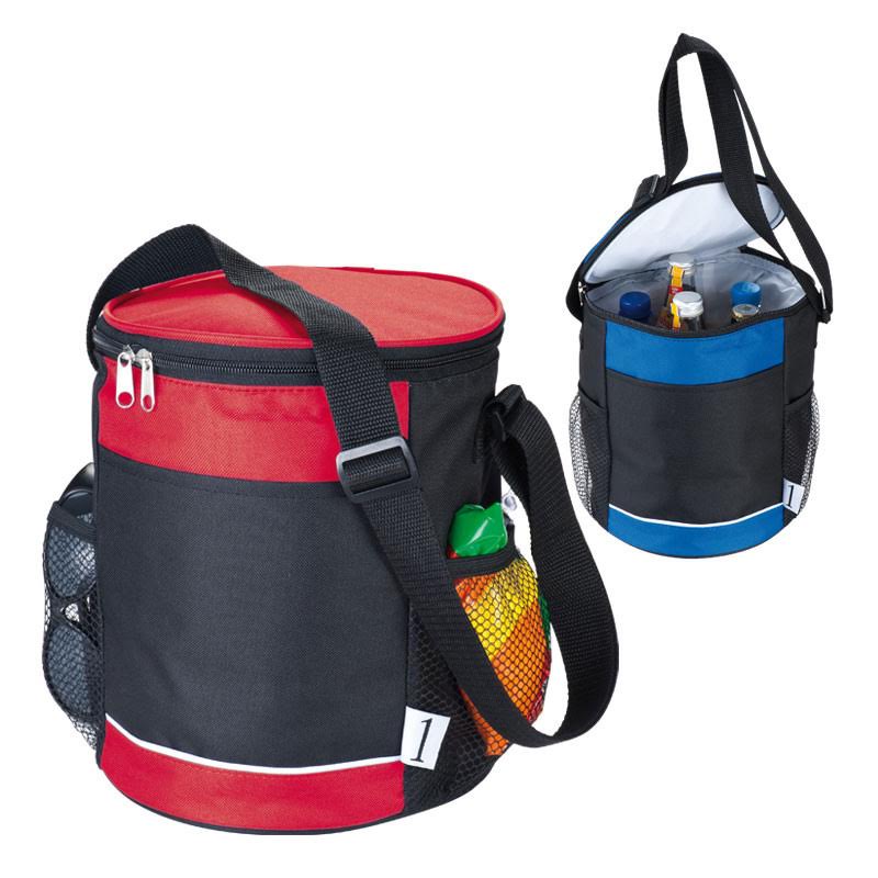 Image of Promotional Caldera Cooler Bag. Printed Barrel Shaped Cooler Bag.