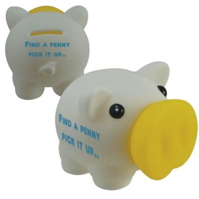 Image of Promotional Colourful Snout Piggy Bank, Express Service Available 