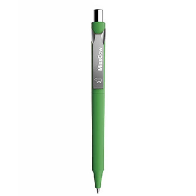 Image of Promotional Prodir DS10. High Quality Pen With Soft Touch. Green