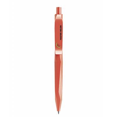 Image of Branded Prodir QS20. The Peak Pen In Matt Red With Polished Clip