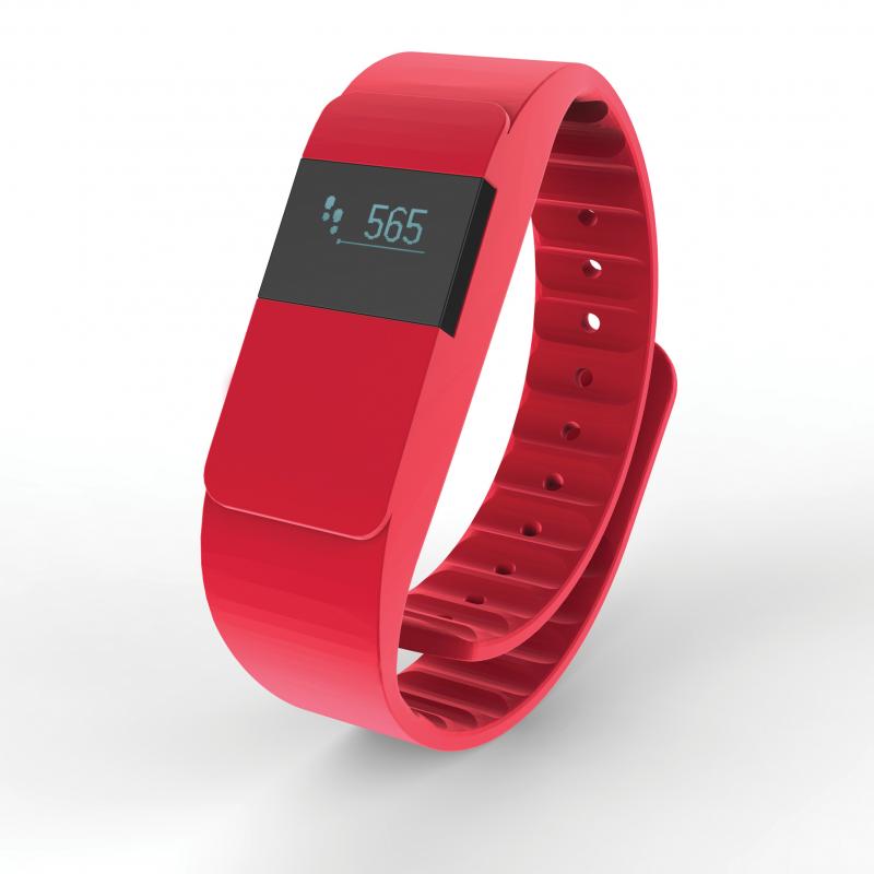 promotional activity tracker keep fit tracker red activity