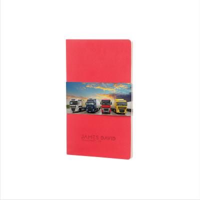 Image of Promotional Moleskine Volant A5 Notebook, Large Notebook Geranium Red
