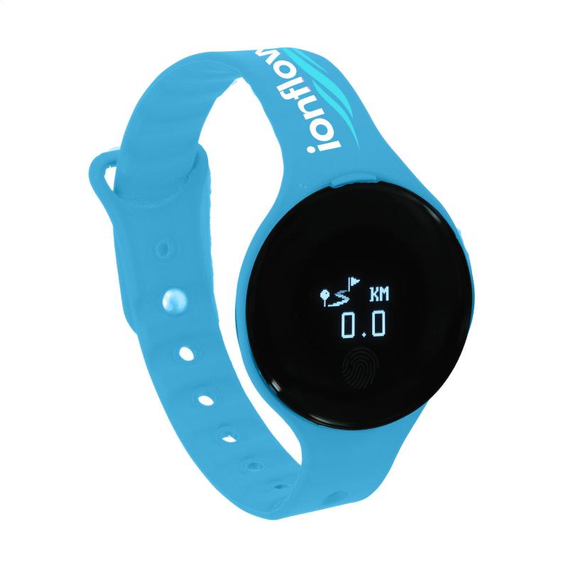 printed health focus activity tracker with bluetooth activity