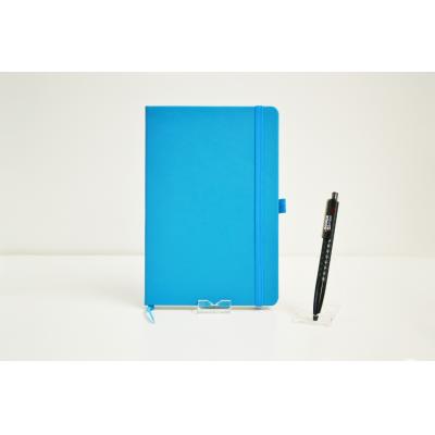 Image of Promotional Dimes A5 Notebook, Embossed Budget PU Notebook Teal