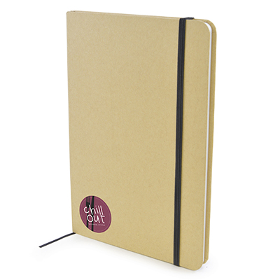 Image of Express Printed Eco A5 Notebook Promotional Recycled Natural Notebook