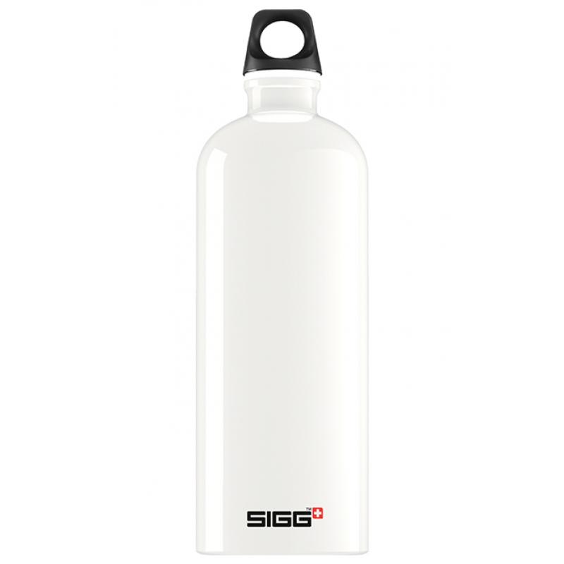 Image of Promotional SIGG Traveller Metal Bottle White 1L