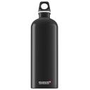 Image of Branded SIGG Traveller Metal Bottle Black 1L