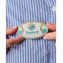 Image of Recycled Name Badge Oval