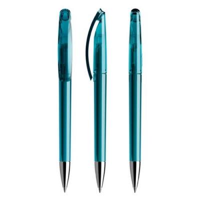 Image of Prodir DS3.1 Pens Prodir DS3.1 Transparent Pen TTC Silver Chrome Tip