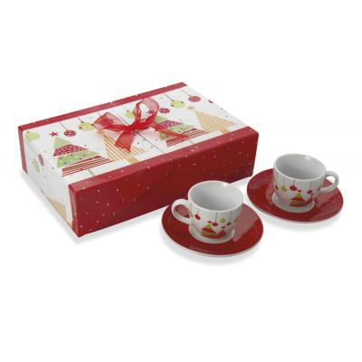 Image of Promotional 6 piece Christmas Espresso Set