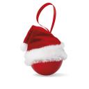 Image of Promotional Christmas Bauble with Santa Hat