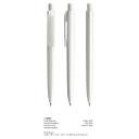 Image of New Prodir DS8 Pens, Prodir DS8 Pens in polished white finish with polished clip