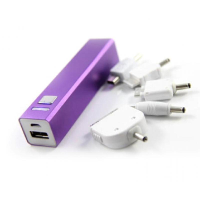 Image of Purple Power Bank Smart Tower Branded with Your Logo