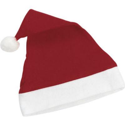 Image of Classic Red Promotional Santa Hats - Branded on the red or white part of the hat