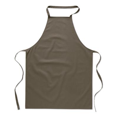 Image of Promotional Apron - 100% Cotton Apron Printed With Your Logo, Taupe Brown