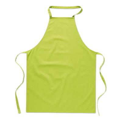 Image of Printed Apron Lime Green 100% Cotton 