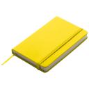 Image of Yellow A6 Soft Touch Soft feel PU Promotional Notebooks