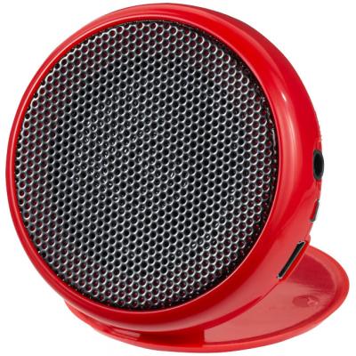 Image of Printed Foldable Speaker in Red - Pollux Portable Speaker 