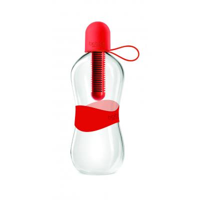 Image of Promotional Bobble Bottle in Red - Branded Filtering Bobble Bottle