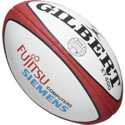 Image of Gilbert Branded promotional rugby balls - Full size 5 Dual Branded