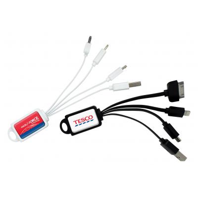 Image of Promotional Multi Cable Adapter - Full colour branded PowerLink