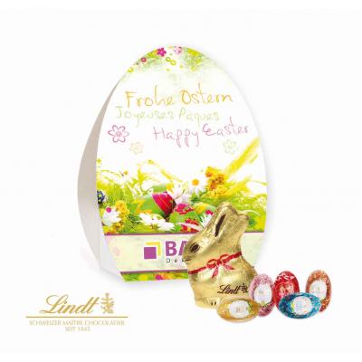 Image of Easter Egg Box With Lindt bunny and mini eggs