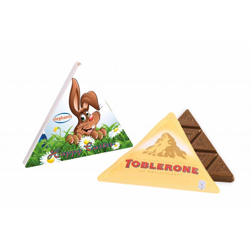 Image of Promotional Easter triangular Toblerone box