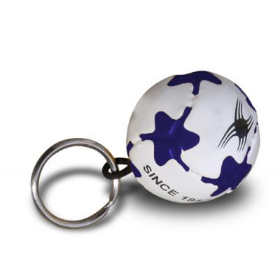 Image of Promotional Mini Football Keyring - Pantone Matched Mini PVC Football Keyring