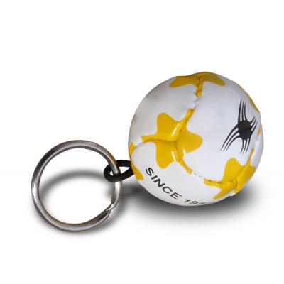 Image of Branded Football Keyring - Football Keyring with your Brand Name or Logo Printed