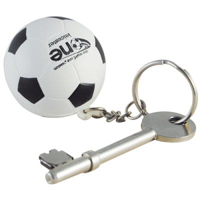 Image of Promotional Stress Football Keyring Printed with your logo