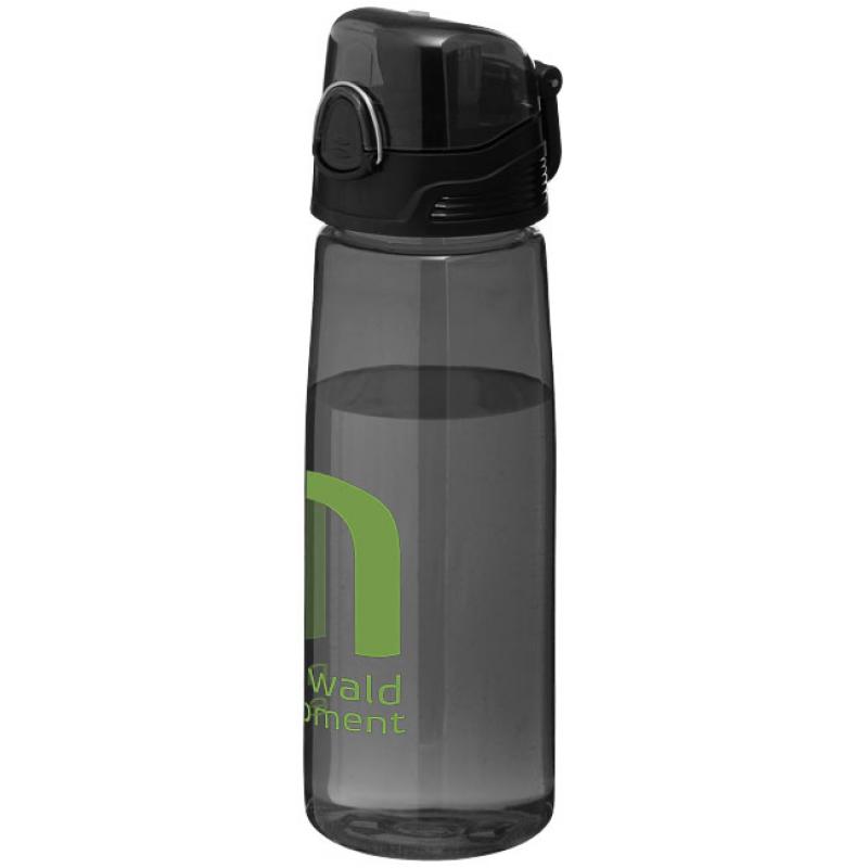 Image of Promotional Capri Water Bottle Transparent. Printed Water Bottle