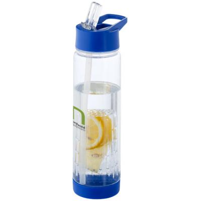 Image of Printed Tutti frutti water bottle with infuser. Promotional Water Bottle