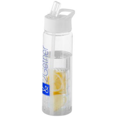 Image of Promotional Tutti frutti water bottle with infuser 740ml. Printed water Bottle