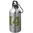 Image of Promotional Oregon Aluminium Bottle With Karabiner Silver