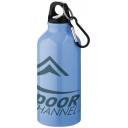 Image of Promotional Oregon Aluminium Bottle With Karabiner, Light Blue