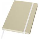 Image of Promotional A5 Notebook Hard Cover With Elastic Closure Beige