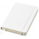 Image of 80 Sheet Printed Notebook With Elastic Closure In White