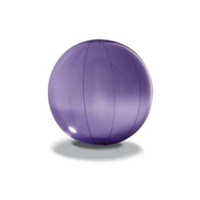 Image of Promotional  Beach Ball. Printed Transparent Beach Ball Purple.