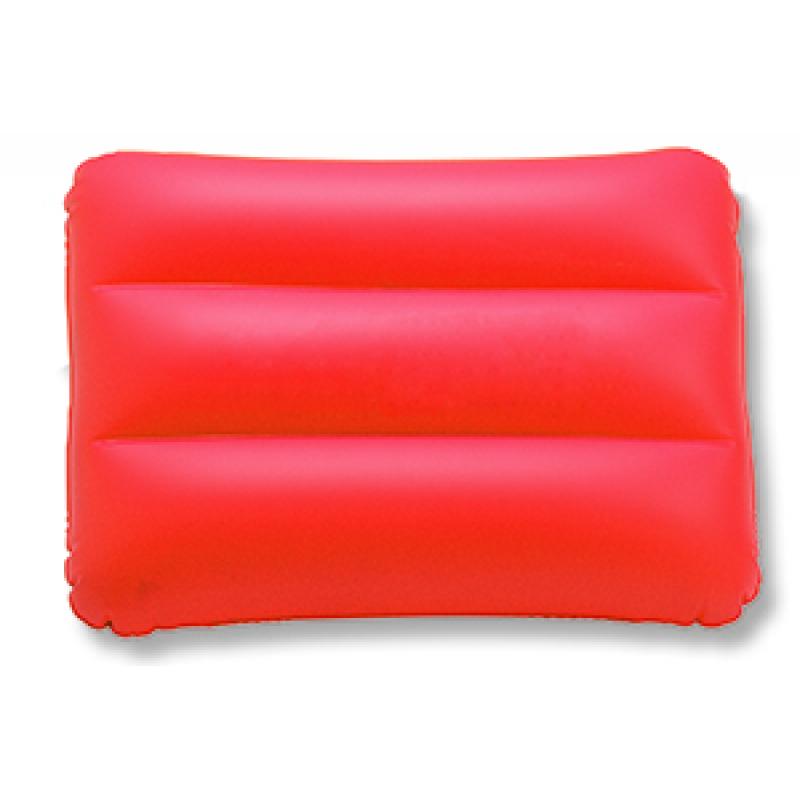 Image of Promotional Beach Pillow.Printed Inflatable Beach Pillow Red