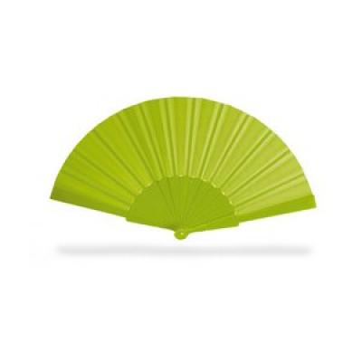 Image of Promotional Fan.Printed Hand Held Fan. Cheap Summer Item. Lime Green