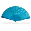 Image of Promotional Hand Held Fan.Printed Summer Manual Fan. Blue