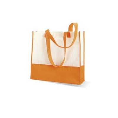 Image of Promotional Shopping / Summer Beach Bag. Available In A Variety Of Colours. Express Available. Printed Orange Beach Bag.