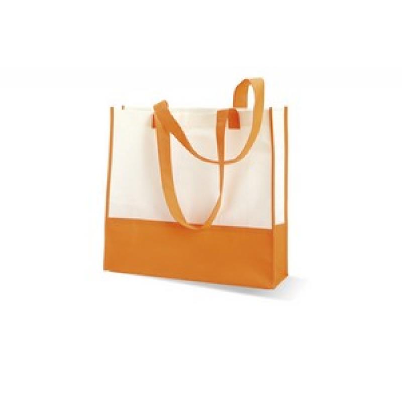 Image of Promotional Shopping / Summer Beach Bag. Available In A Variety Of Colours. Express Available. Printed Orange Beach Bag.
