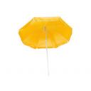 Image of  Printed Beach Umbrella. Promotional Yellow Parasol
