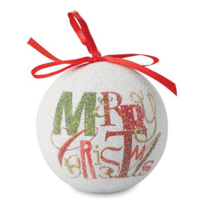 Image of Promotional Christmas Bauble.Printed Gift Boxed Bauble. Express Service Available.