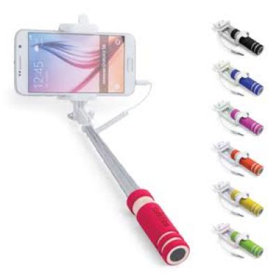 Image of Promotional Paicom Selfie Stick. Printed Push Button Selfie Stick.