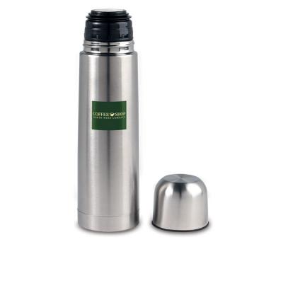 Image of Printed Vacuum Drinks Flask 500 ml. Promotional Stainless Steel Thermos Flask