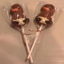 Image of Promotional Easter Lolly Pops. Chocolate Easter Chick Lollipops 