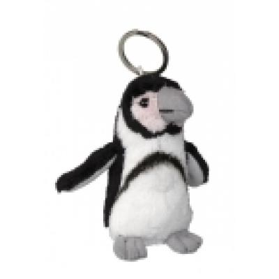 Image of Promotional Humbold Penguin Keyring. Printed Animal 10 cm Key Ring