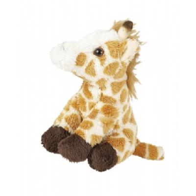 Image of Branded 10 cm Giraffe Keyring. Promotional Animal Key Ring.